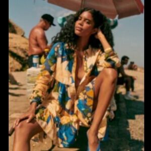 Sezane Hilma Dress - Sézane X Farm Rio Floral Mandacaru - Size 2